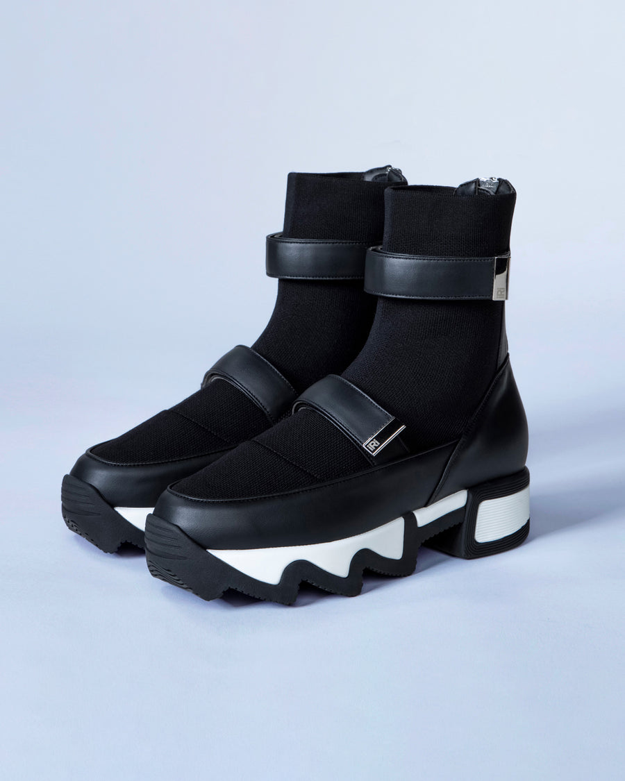 iRi VES Black Outline High Top Sneaker