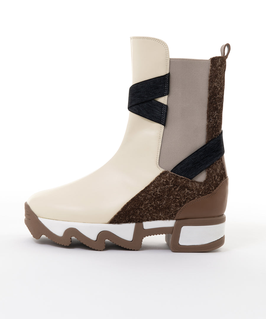 ETEL Coffee High Top Boot