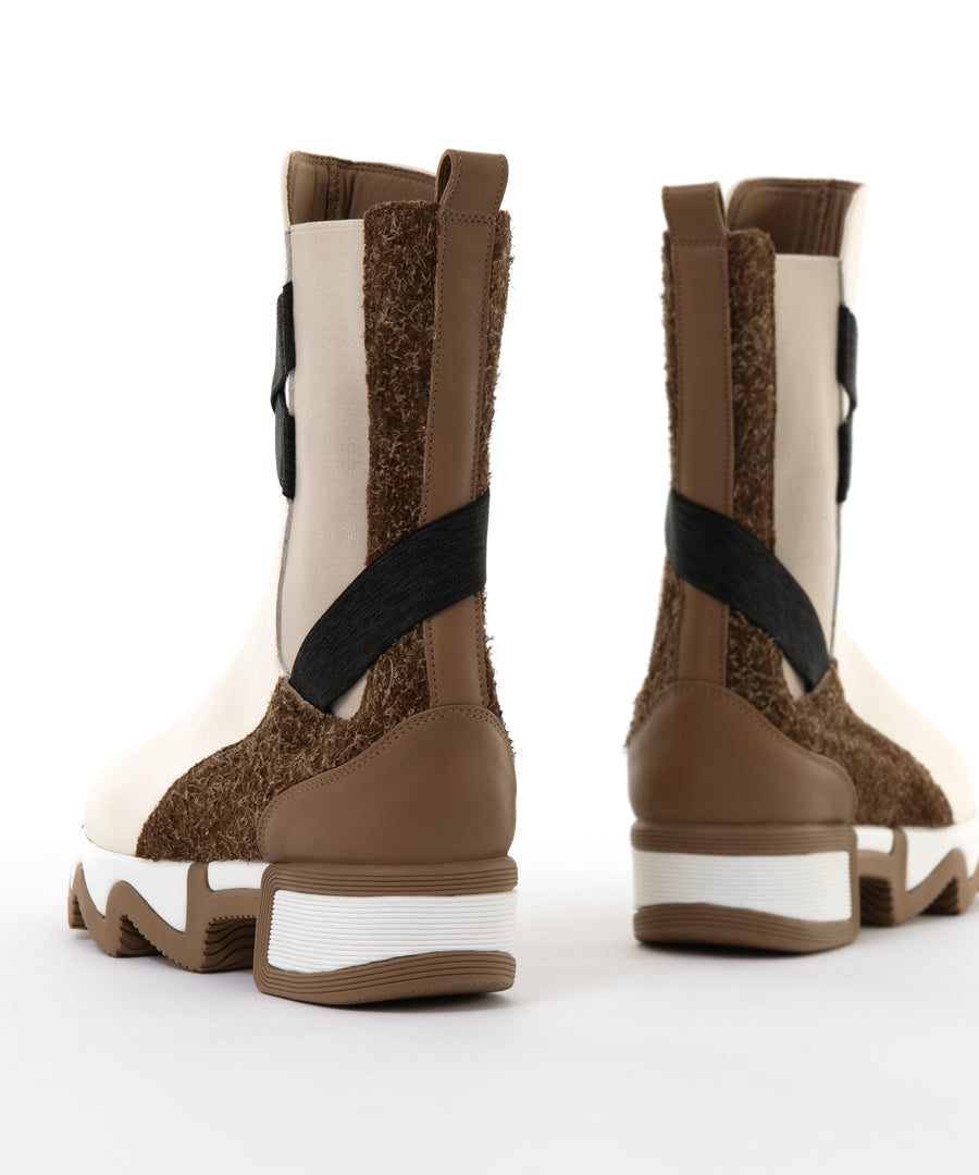 ETEL Coffee High Top Boot