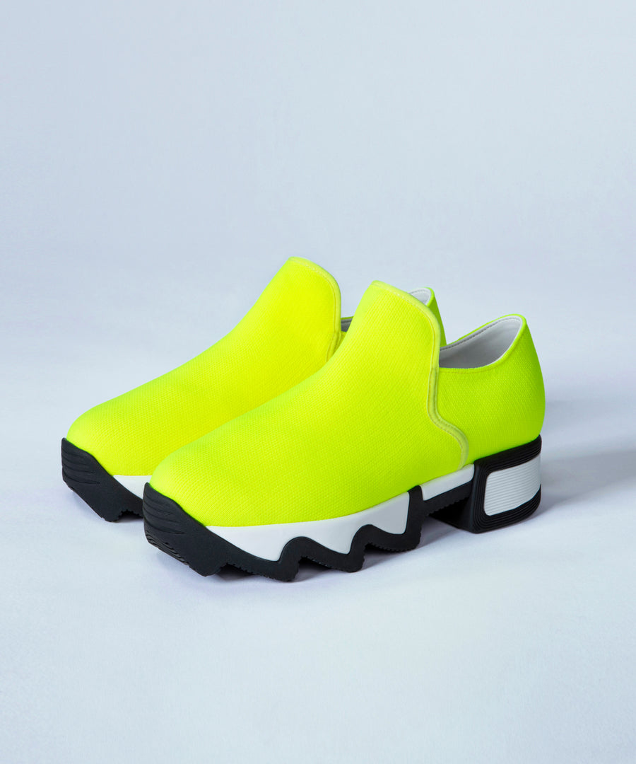 iRi WES II Neon Yellow Low Top Sneaker