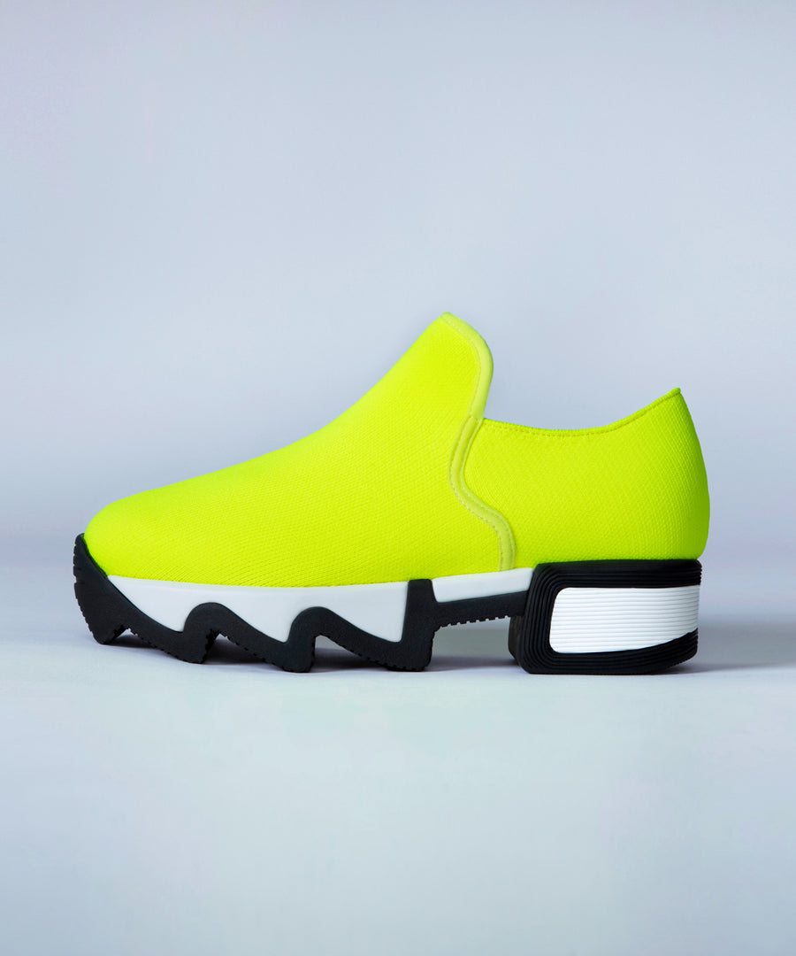 iRi WES II Neon Yellow Low Top Sneaker