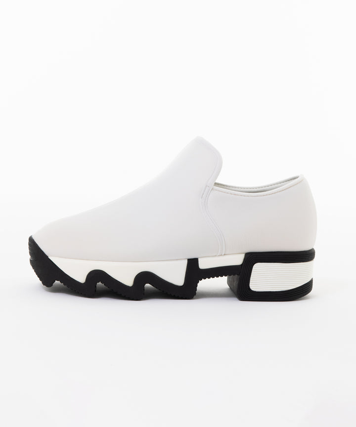 WES White Low Top Sneaker with renewed fit and material