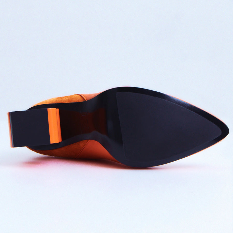 iRi Orange INES Pointed Toe Leather Boot