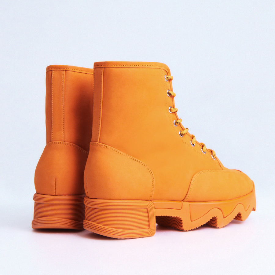 iRi Orange AROM Lace Up Boot