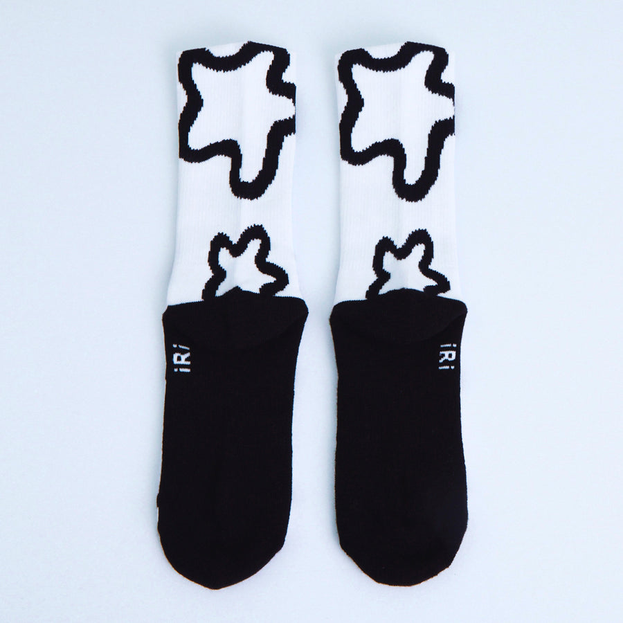 HOORAI Salt N Pepper Crew Sock